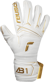 Reusch Attrakt AB1 Advance Junior 5672002 1130 white gold front